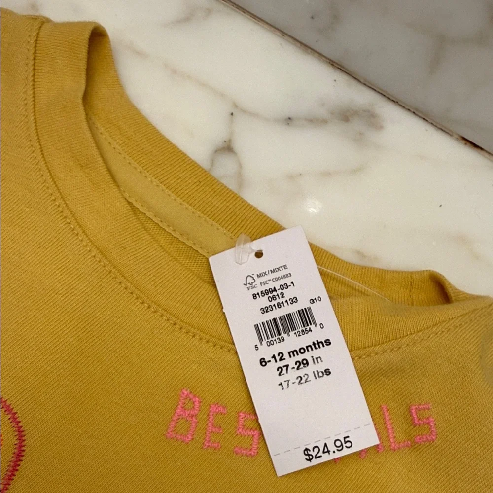 GAP Disney Kids Yellow Graphic T-Shirt